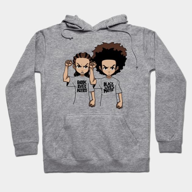 Black Lives Matter Riley & Huey Hoodie by Midnight Run Studio